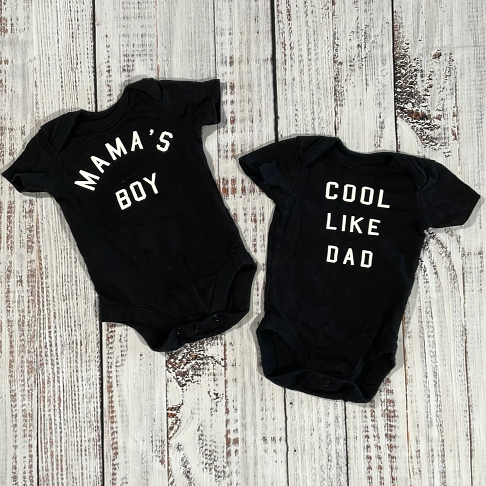 Baby boy onesies!